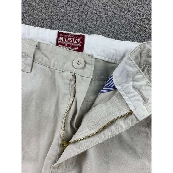 Vintage Matchstick Cargo Pants Men M 30 Cotton Multi Pocket Zip Utility Workwear - Picture 8 of 11